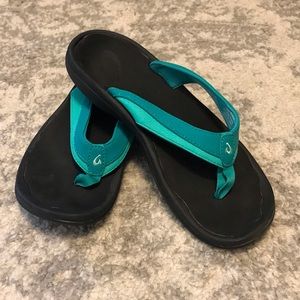 Teal OluKai Sandals